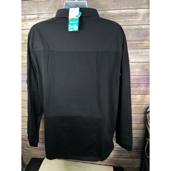 Magco Msen Mens Athletic Stretch Shirt Long Sleeve Fast Dry Outdoor Work 2XL - Picture 2 of 10